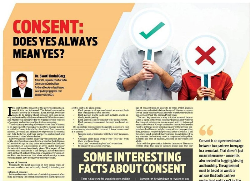 Consent: Does Yes always mean yes?