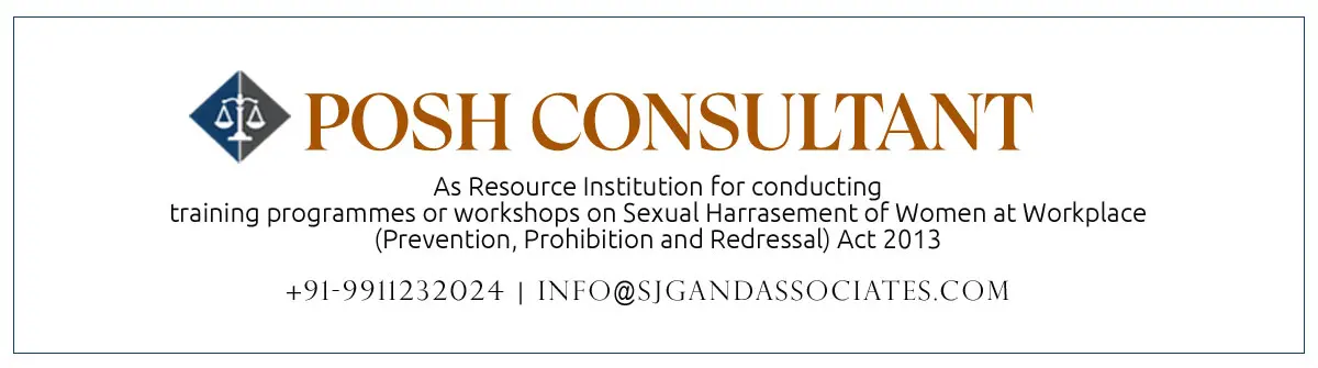 PoSH Consultant Lawyer Delhi India